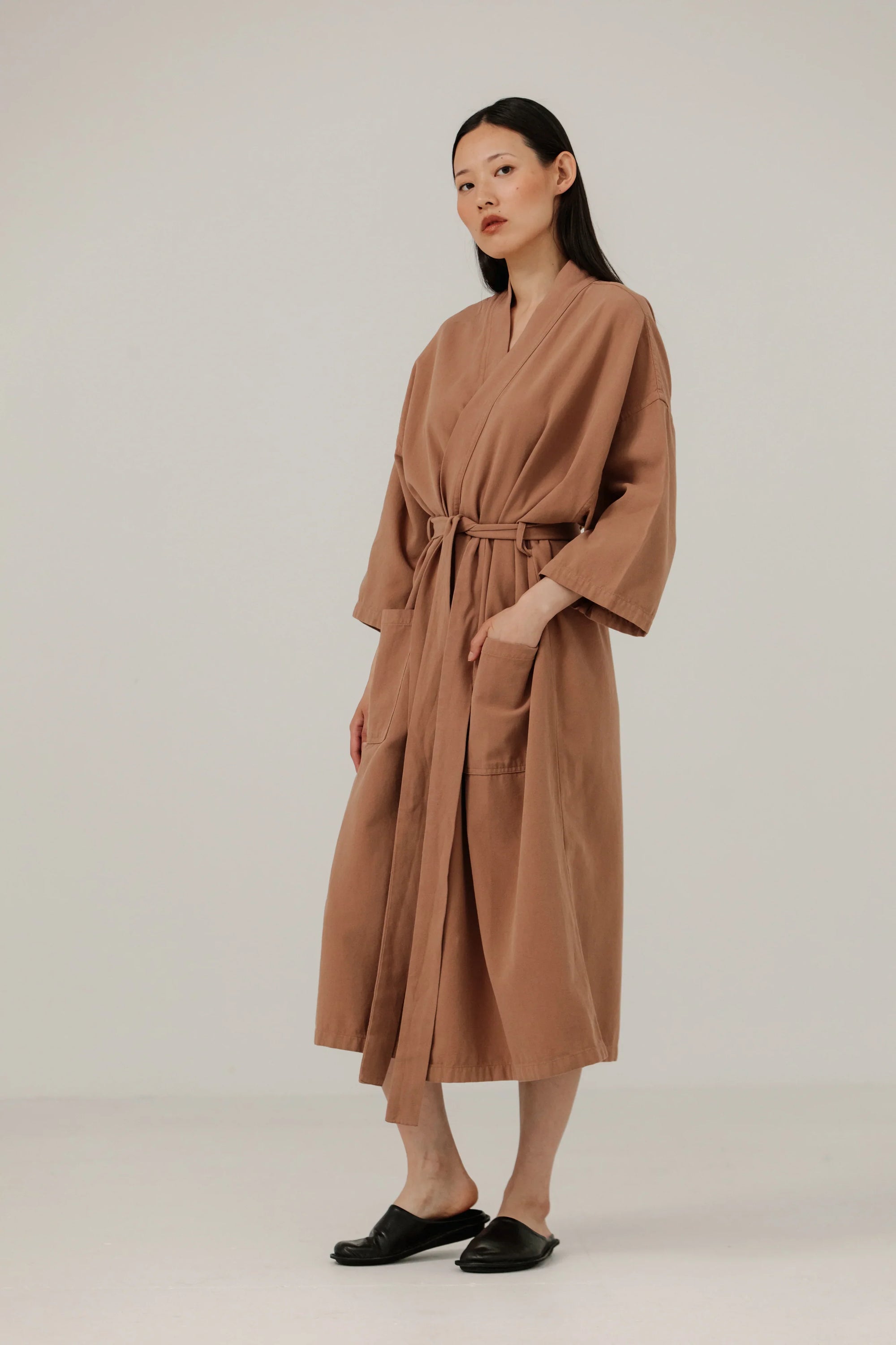 Baja House Robe in Umber