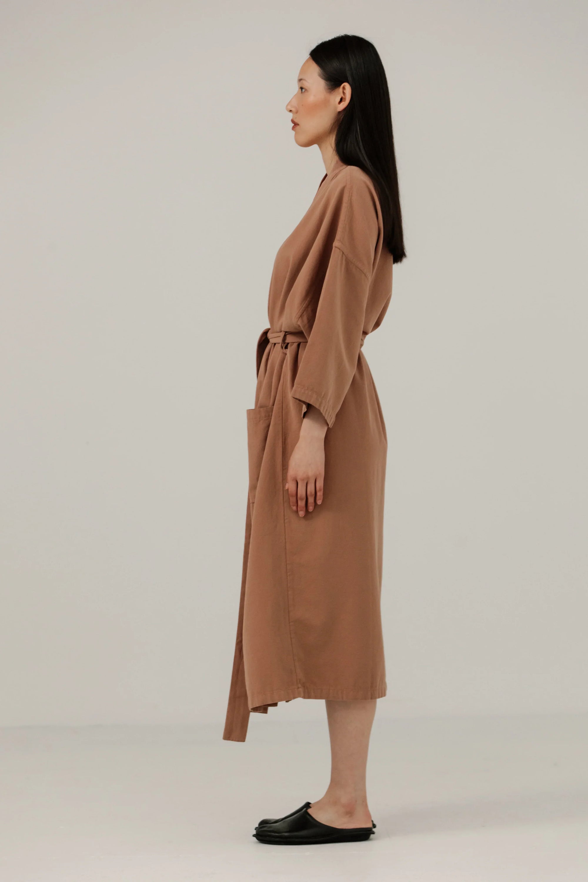Baja House Robe in Umber