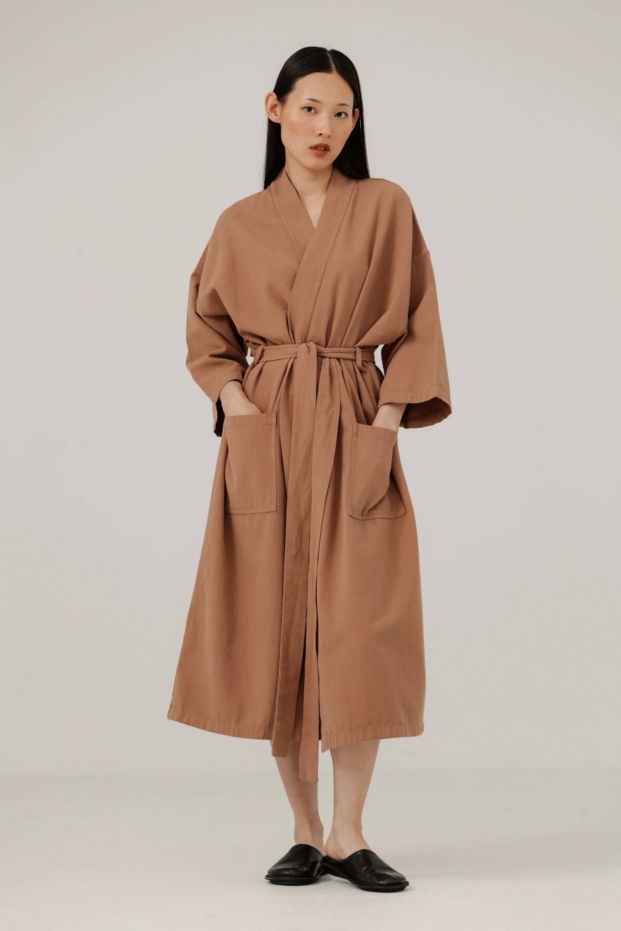 Baja House Robe in Umber