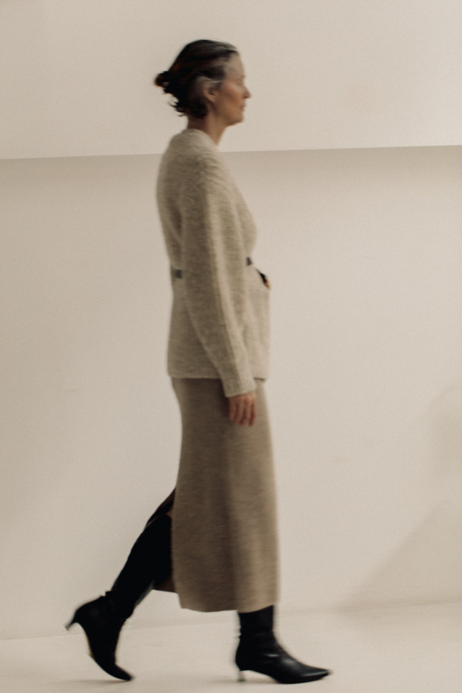 Nora Midi Skirt in Coriander