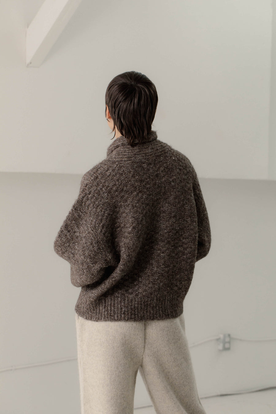Bowen Shawl Cardi in Earth