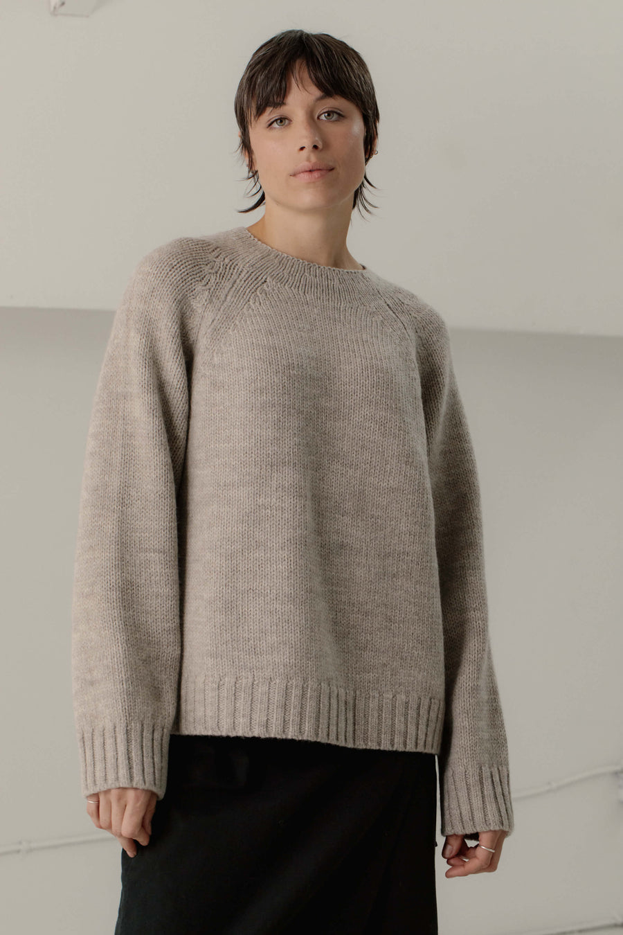 Channel Sweater in Driftwood