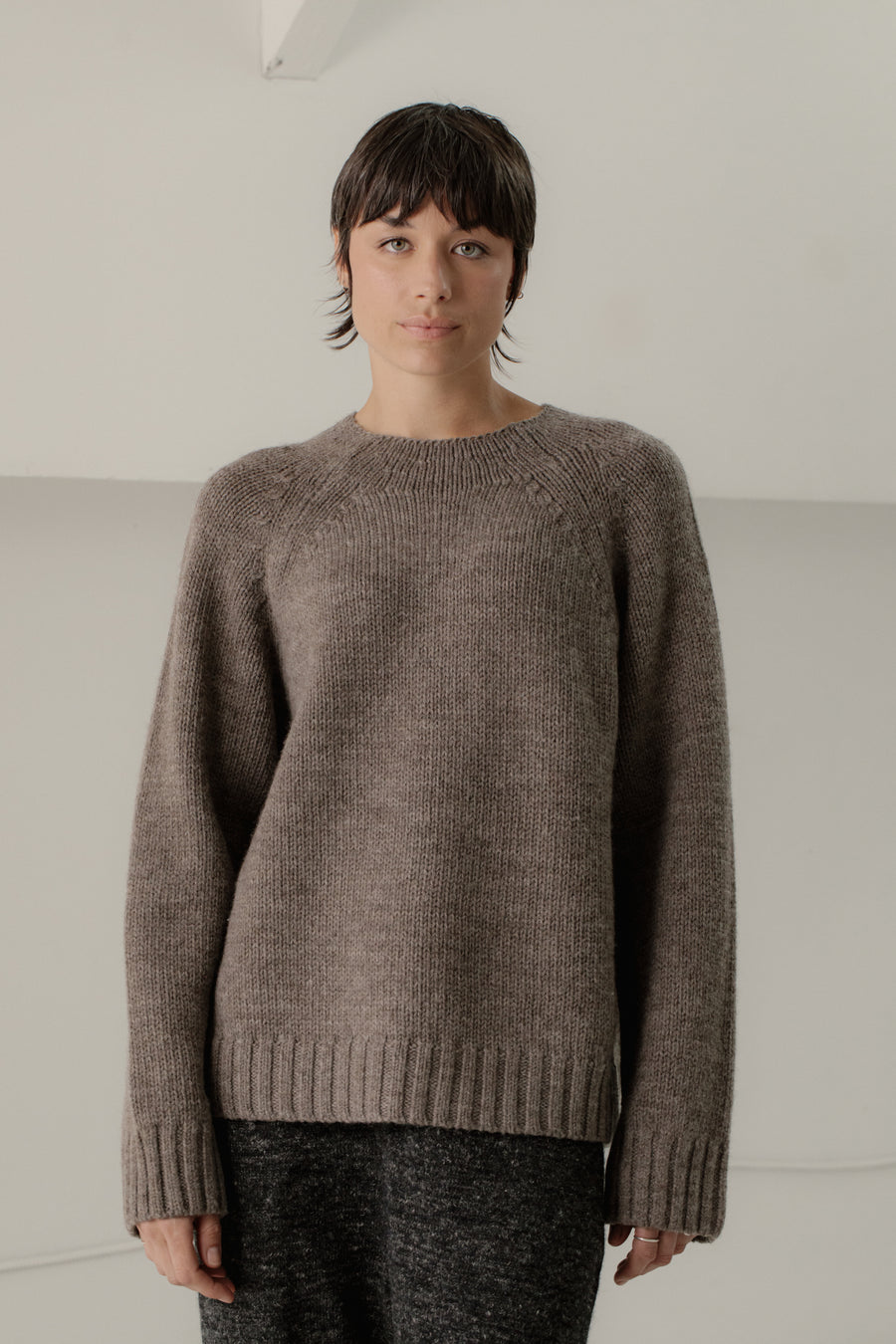 Channel Sweater in Root Bare Knitwear