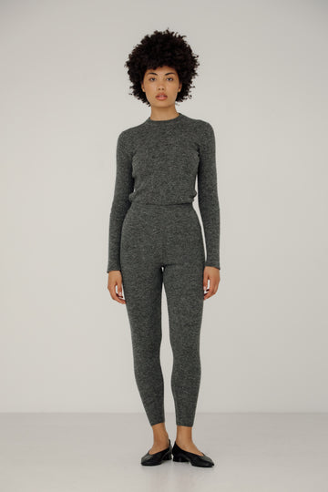 Core Rib Tights in Ash