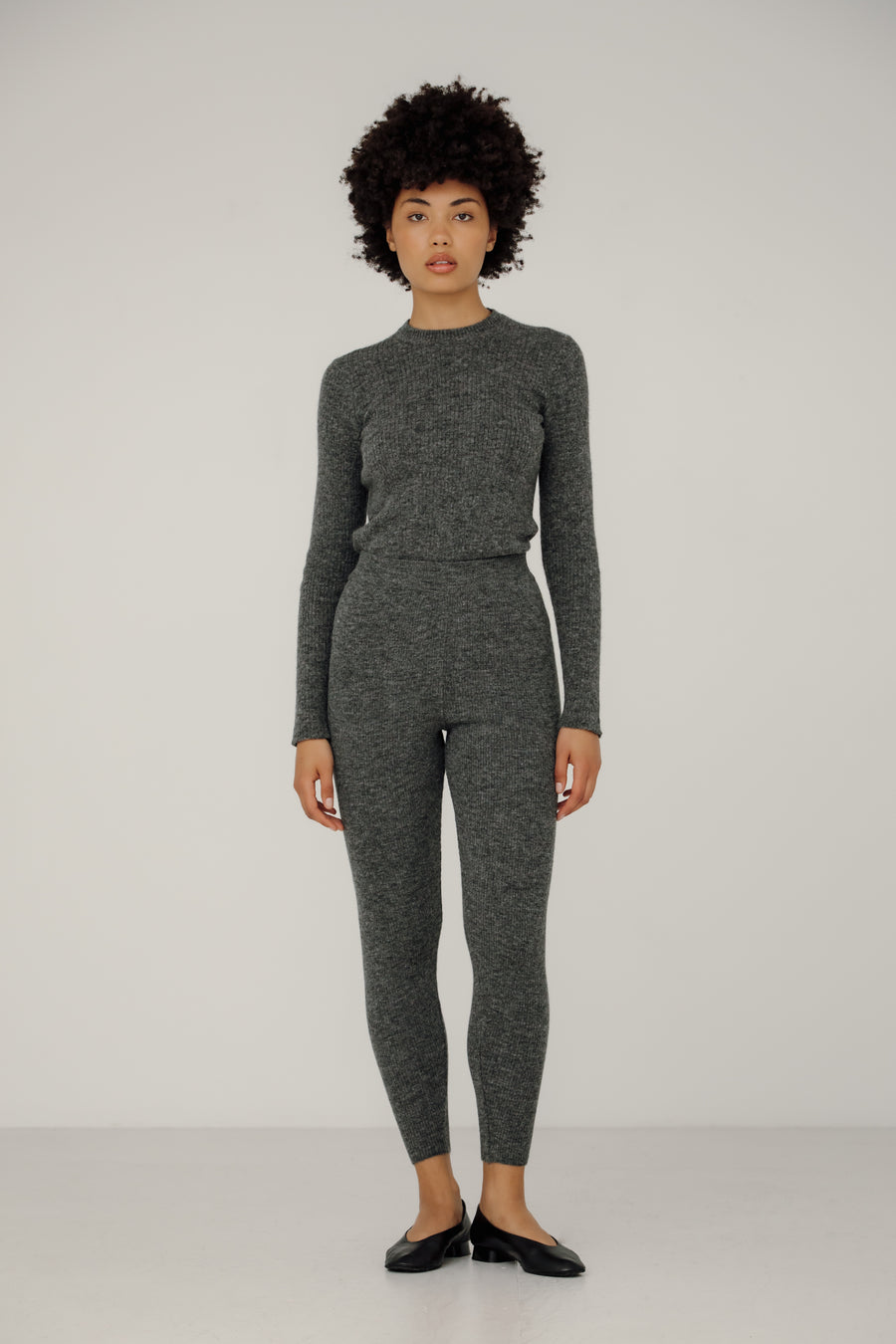 Core Rib Tights in Ash