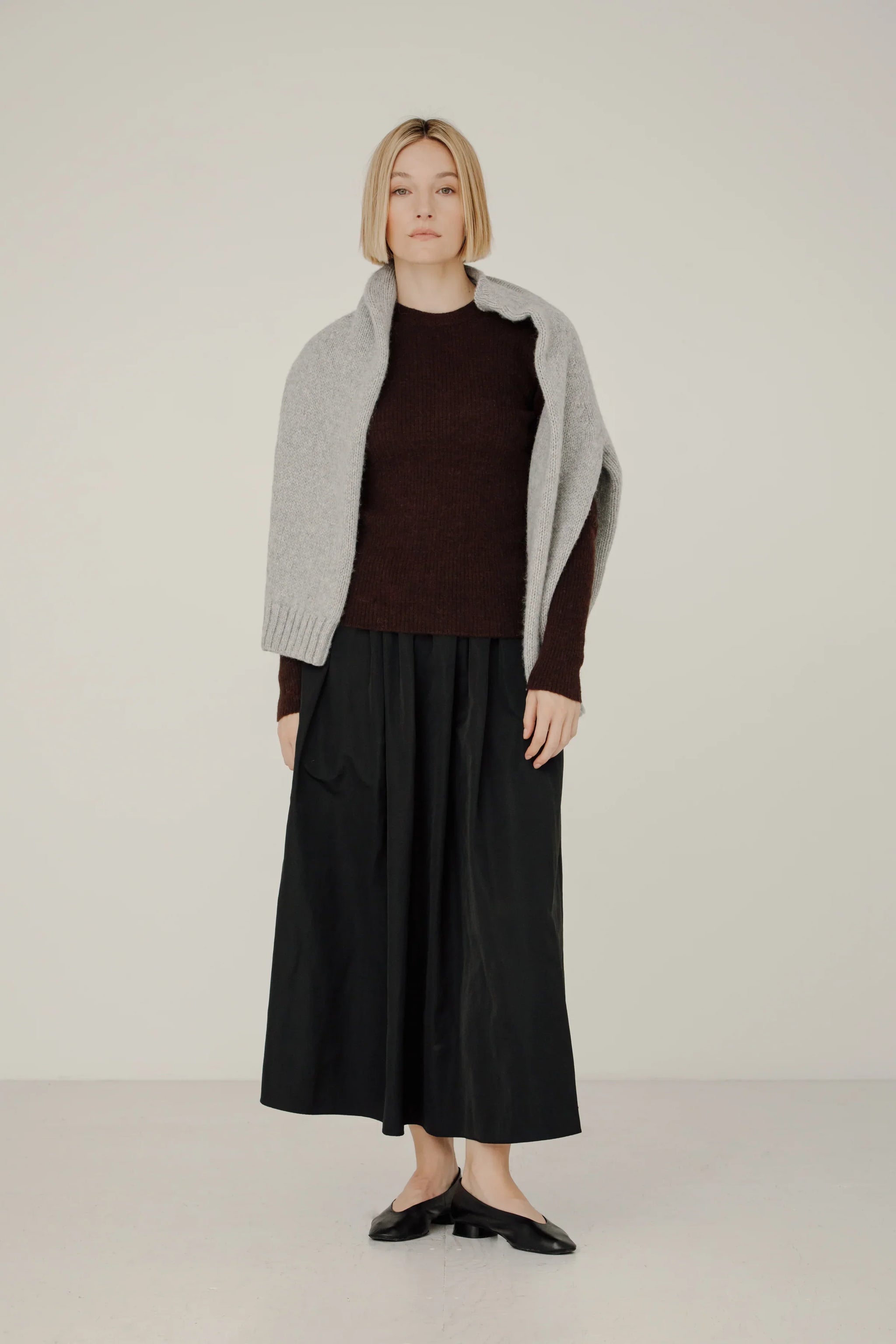Core Rib Top in Syrup – Bare Knitwear