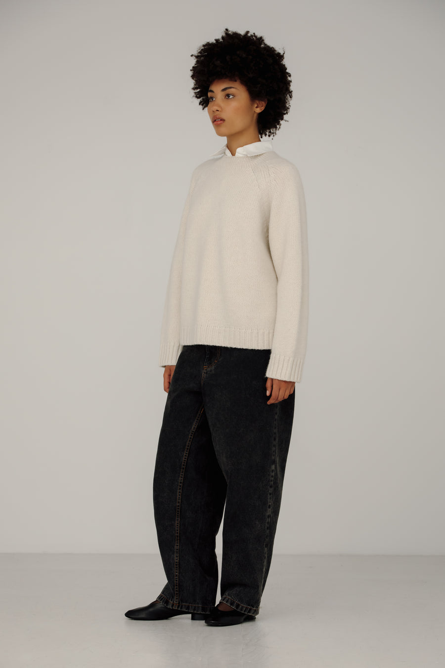 Gia Sweater in Chalk
