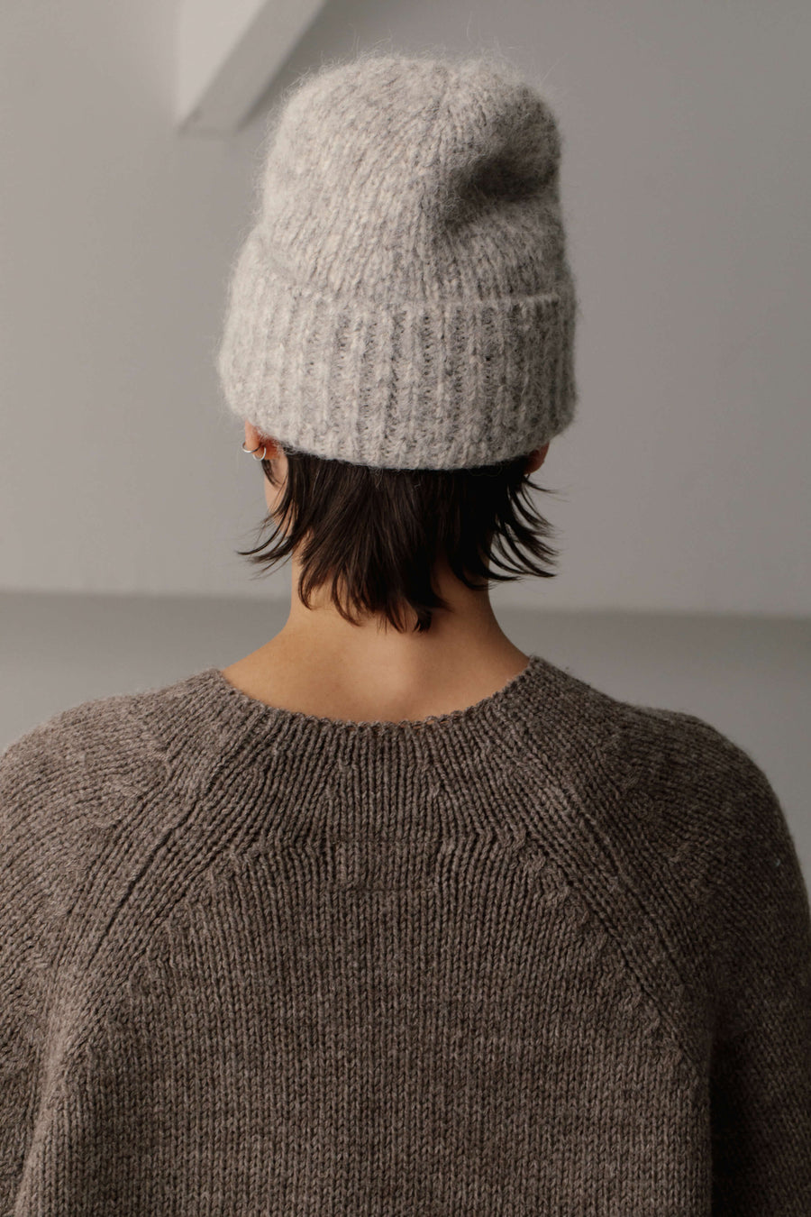 Harbour Beanie in Marble Grey