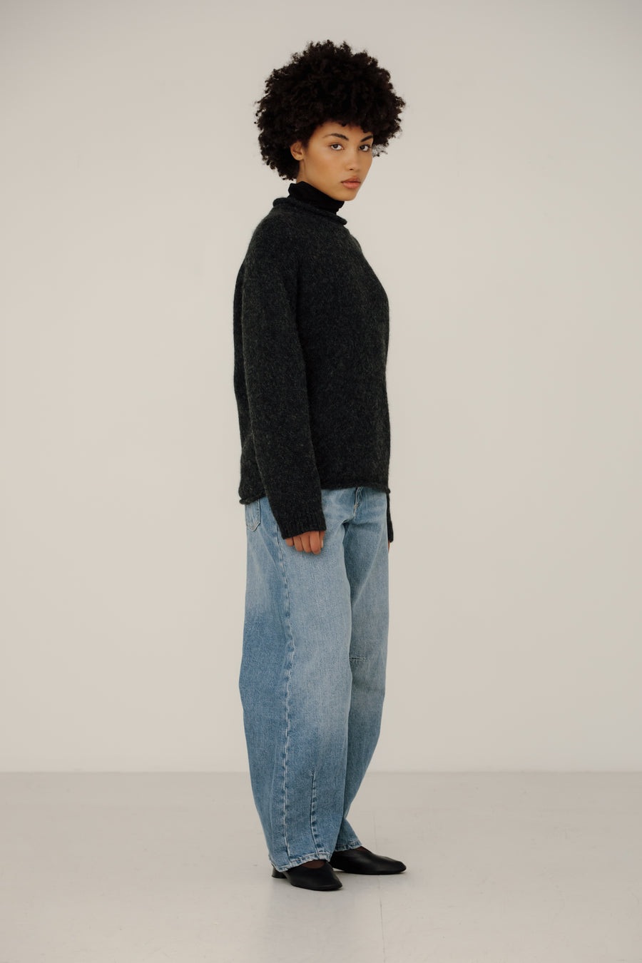 Linden Pullover in Basalt