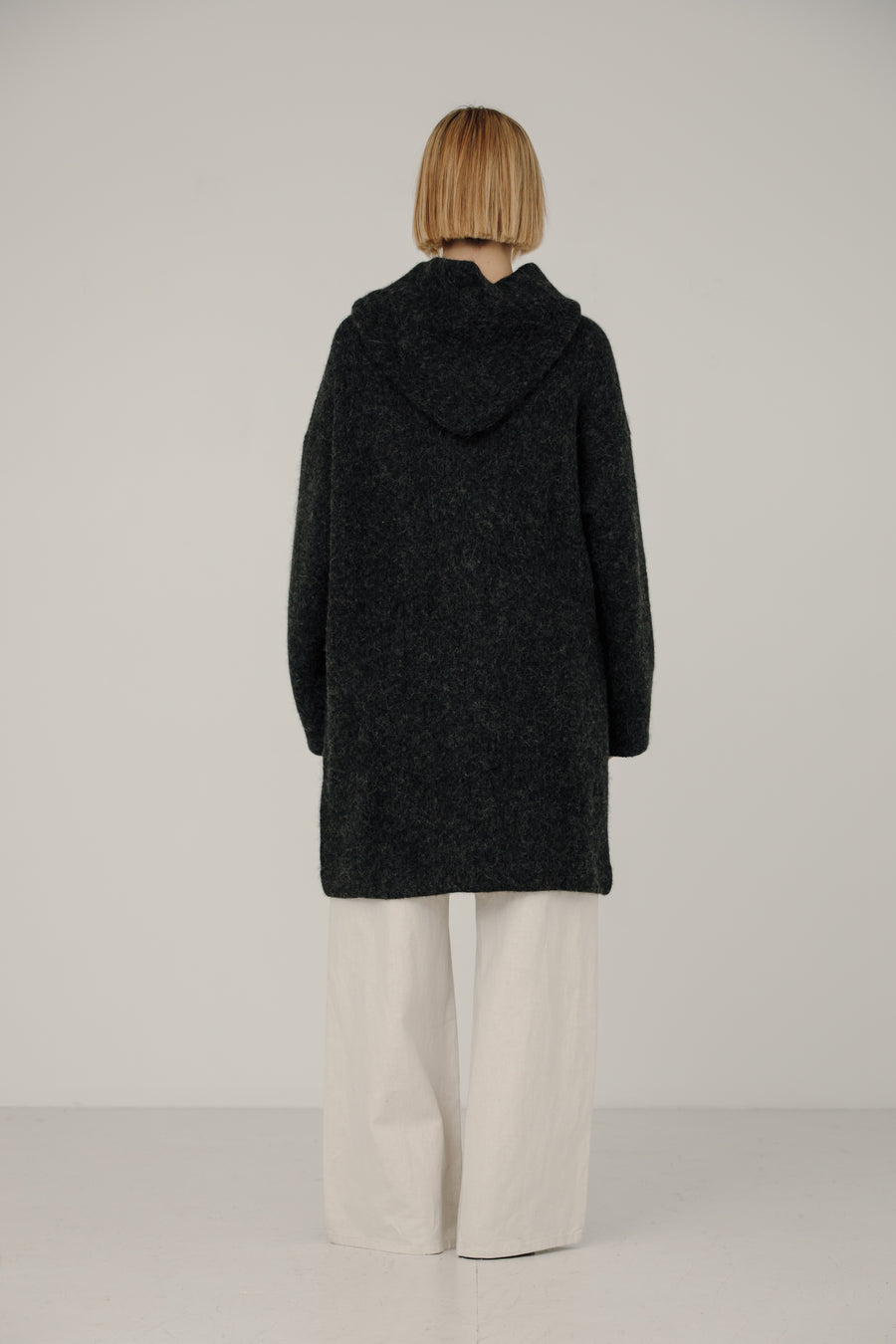 Nook Alpaca Coat in Basalt