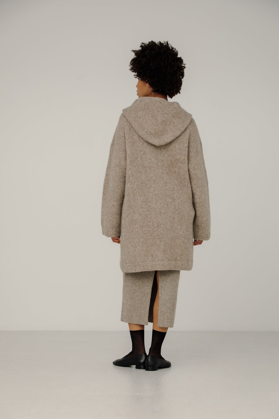 Nook Alpaca Coat in Fawn