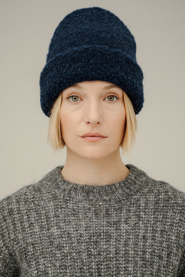 Remi Beanie in Navy