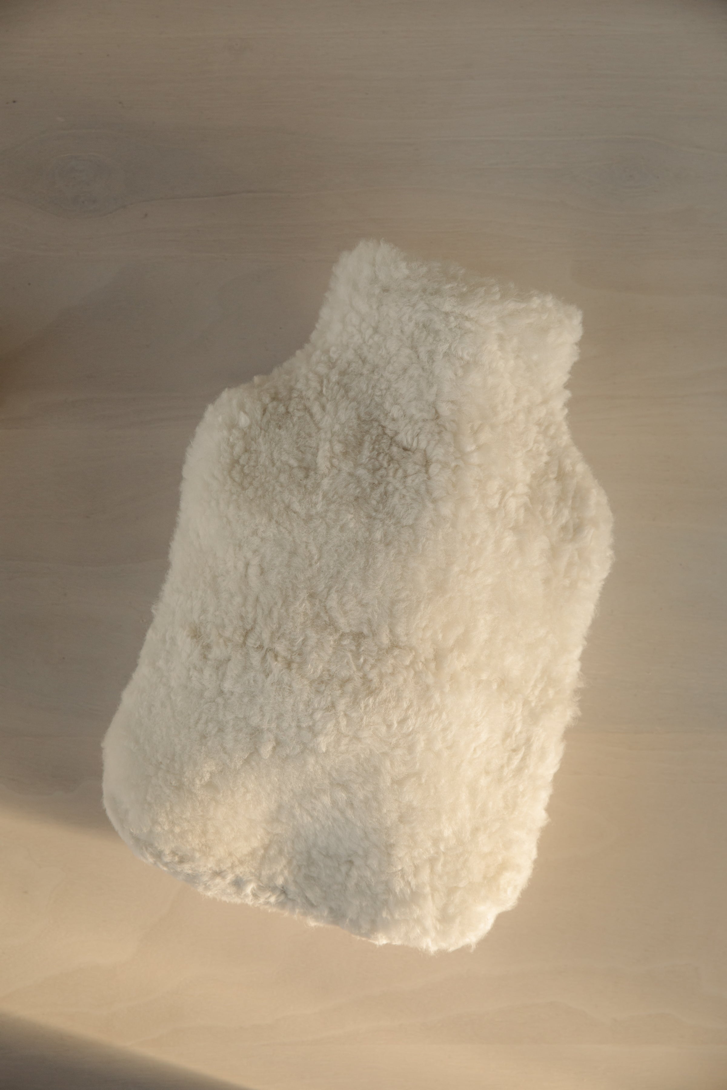 Sheepskin Hot Water Bottle Cover Bare Knitwear
